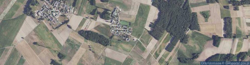 Zdjęcie satelitarne Wólka Czerwińska ul.